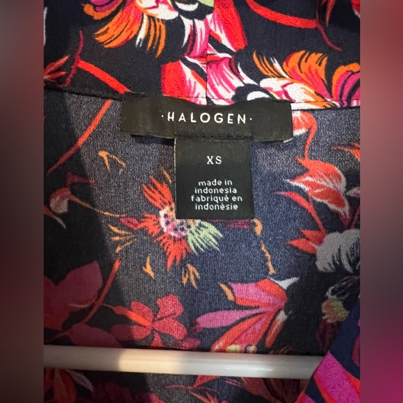 🌹NWT! Halogen Floral Button Down Shirt - Picture 4 of 7